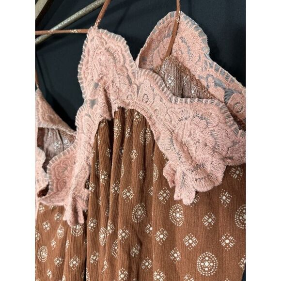 Buckle Gimmicks Lace Trim Cami Tank Small Boho‎ Hippie Festival Romantic - Picture 3 of 7